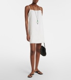 Asceno Geneva linen minidress