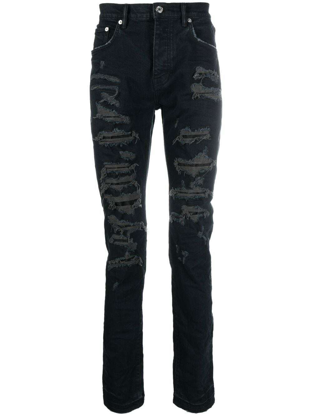 PURPLE BRAND - Cotton Denim Jeans Purple Brand