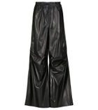 Petar Petrov Gines wide-leg leather sweatpants