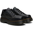 Dr. Martens Black Buzz 5-Eye Milled Nappa Leather Derbys