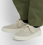 Fear of God - 101 Leather-Trimmed Suede Sneakers - Gray