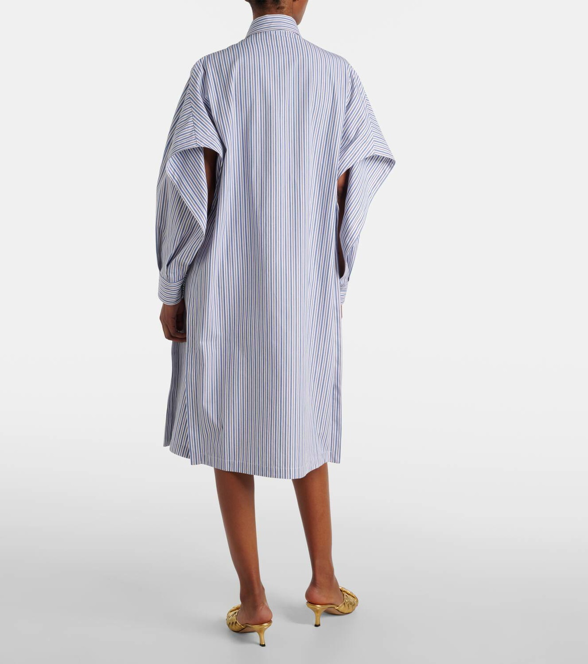 Bottega Veneta Striped cotton shirt dress