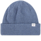 Norse Projects Men's Norse Beanie in Calcite Blue