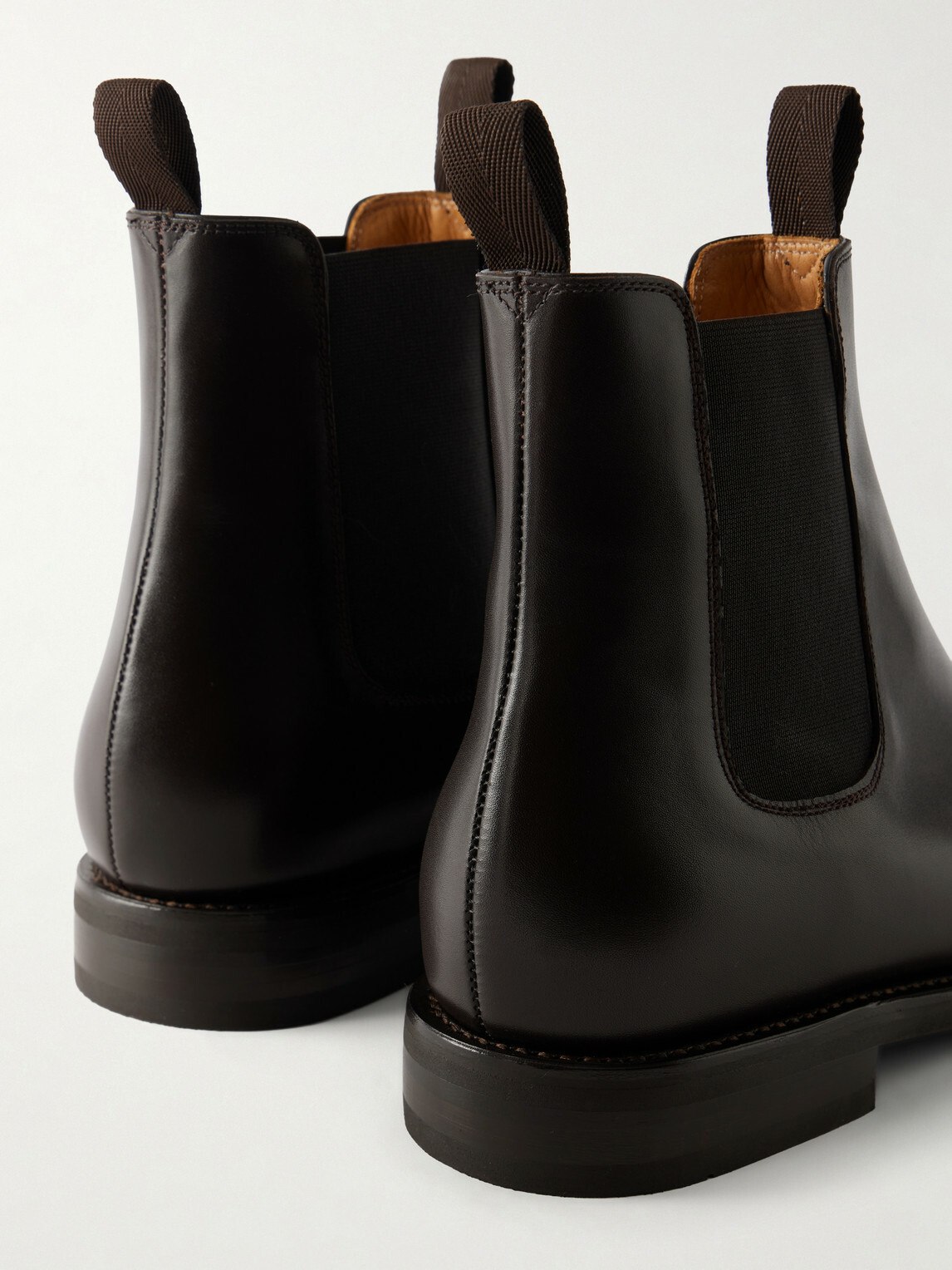 MORJAS - Leather Chelsea Boots - Brown