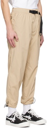 AAPE by A Bathing Ape Beige Cinch Trousers