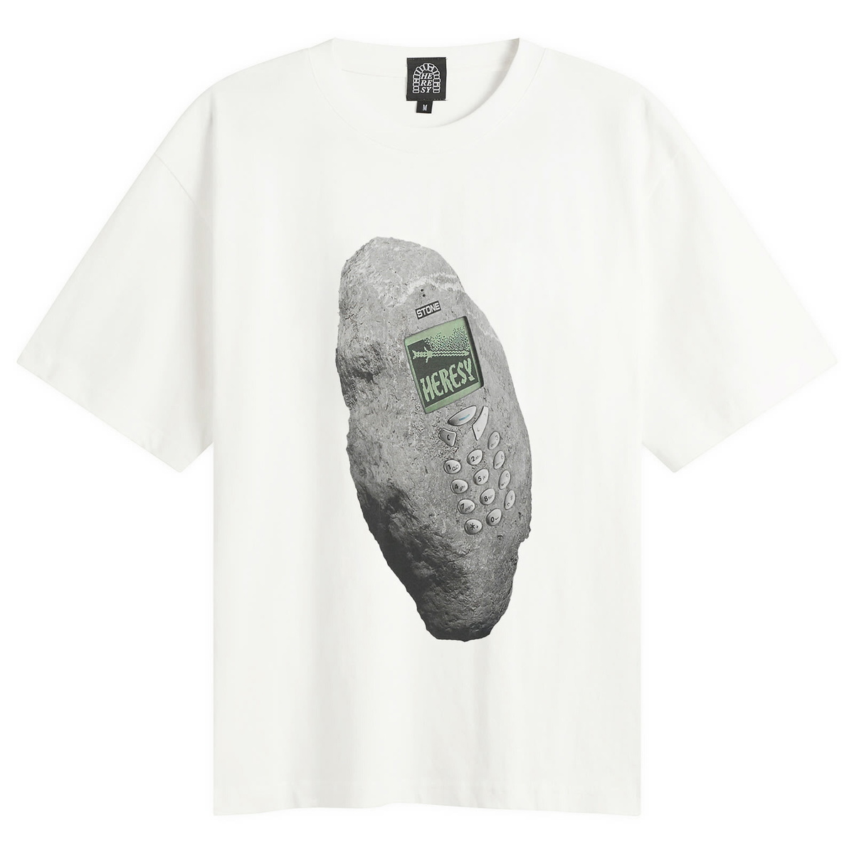 Heresy Men's Stone Phone T-Shirt in Ecru