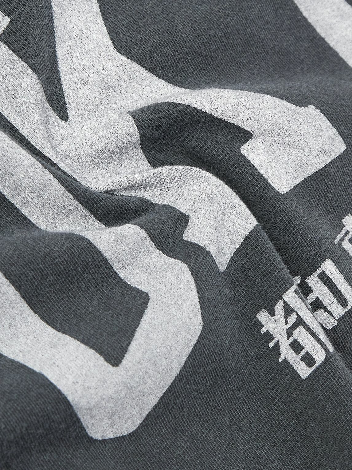 Remi Relief - Printed Cotton-Jersey T-Shirt - Black