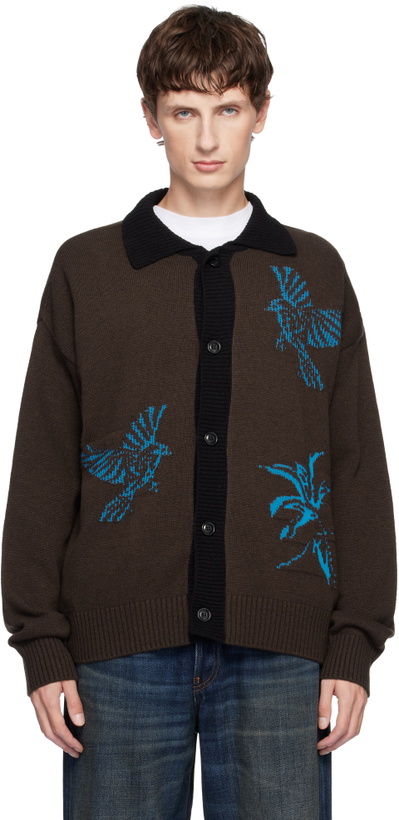 Photo: Andersson Bell Brown Bird Intarsia Cardigan