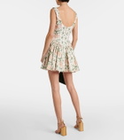 Agua by Agua Bendita Pluma floral corset cotton dress