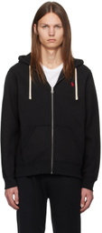 Polo Ralph Lauren Black Fleece Full-Zip Hoodie