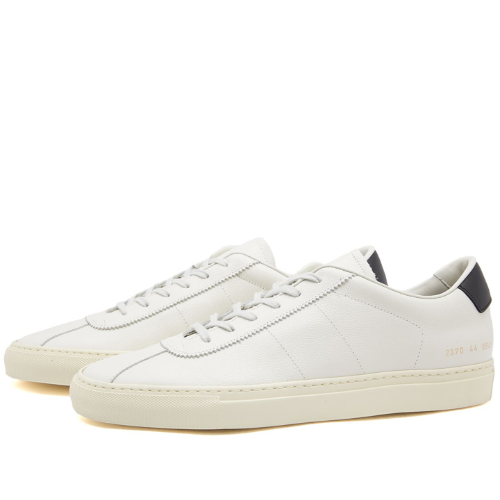 Photo: Common Projects Men's Tennis 77 Sneakers in White/Black