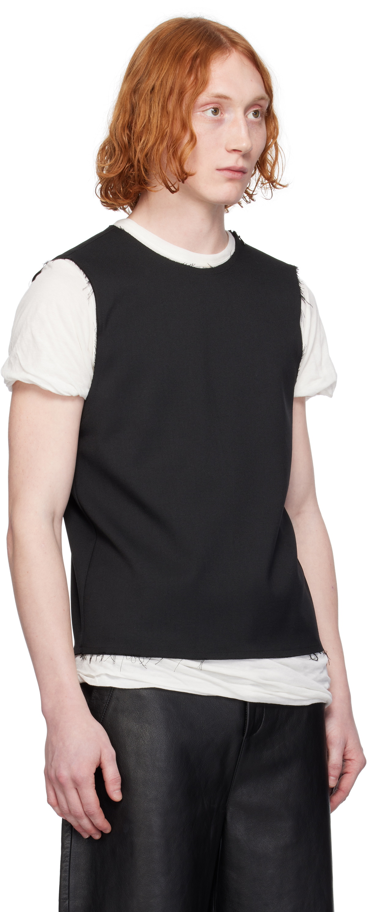Entire Studios Black Tell Tank Top