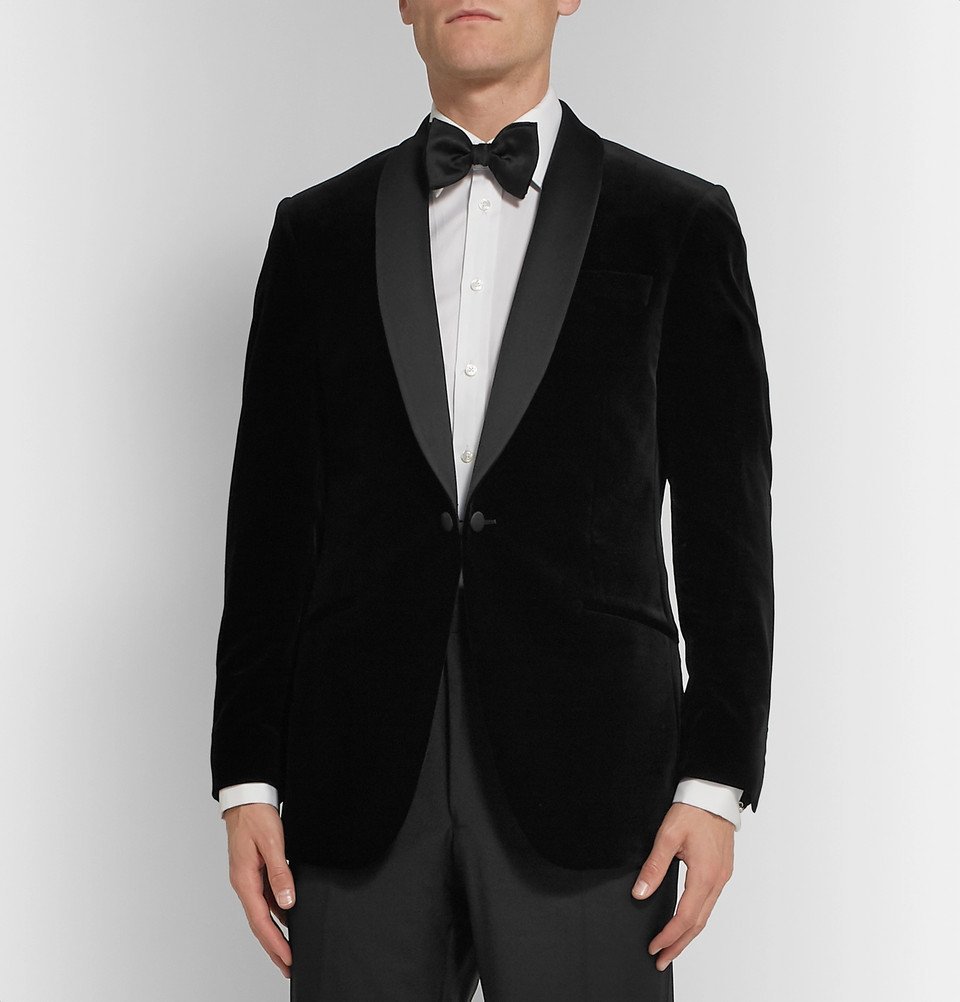 Velvet dinner 2024 jacket black tie