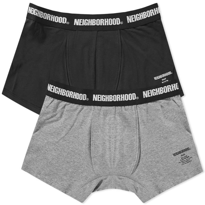 Photo: Neighborhood Classic Underpant - 2 Pack Black & Grey