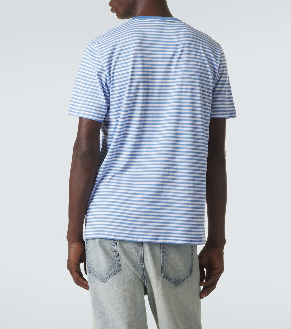 Sunspel Striped cotton T-shirt
