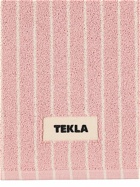 TEKLA Shaded Pink Striped Bath Mat
