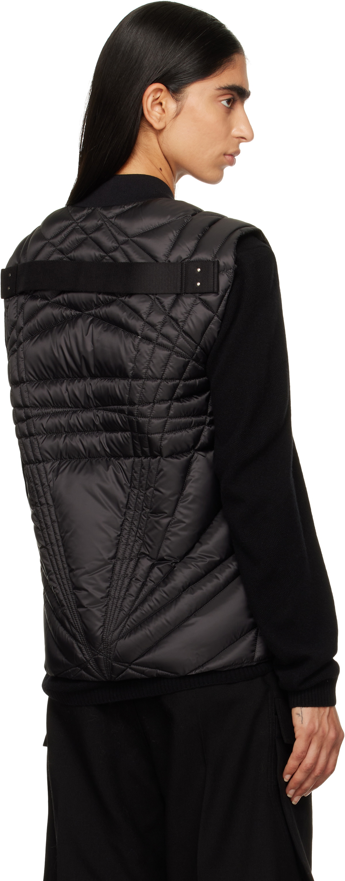 Rick Owens Moncler + Rick Owens Black Megapenta Flight Down