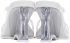 Melissa White Glass Heels
