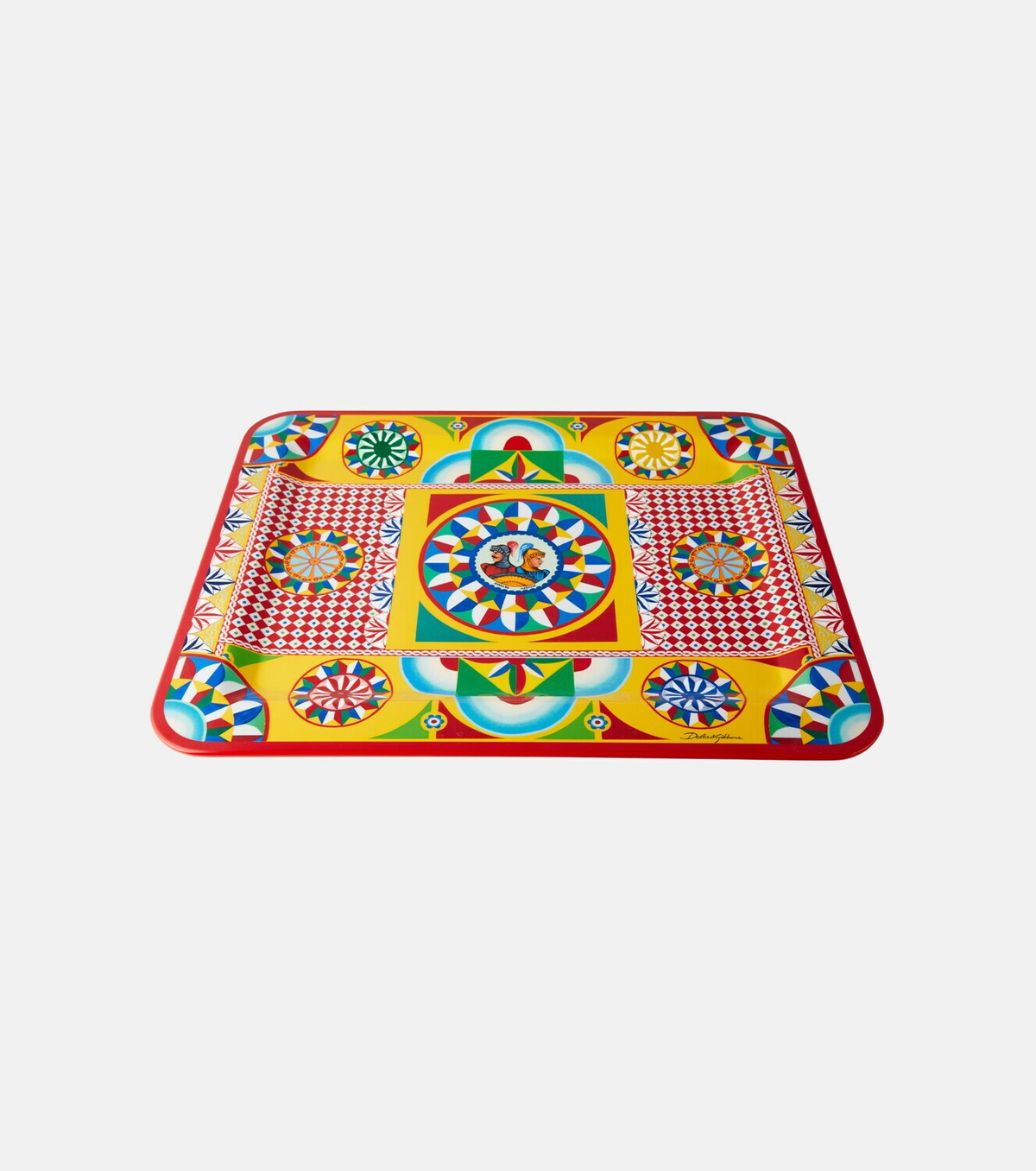 Dolce&Gabbana Casa - Carretto Siciliano Medium wooden tray