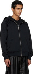 mastermind JAPAN Black Stitched Hooded Track Jacket