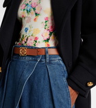 Loewe Anagram reversible leather belt