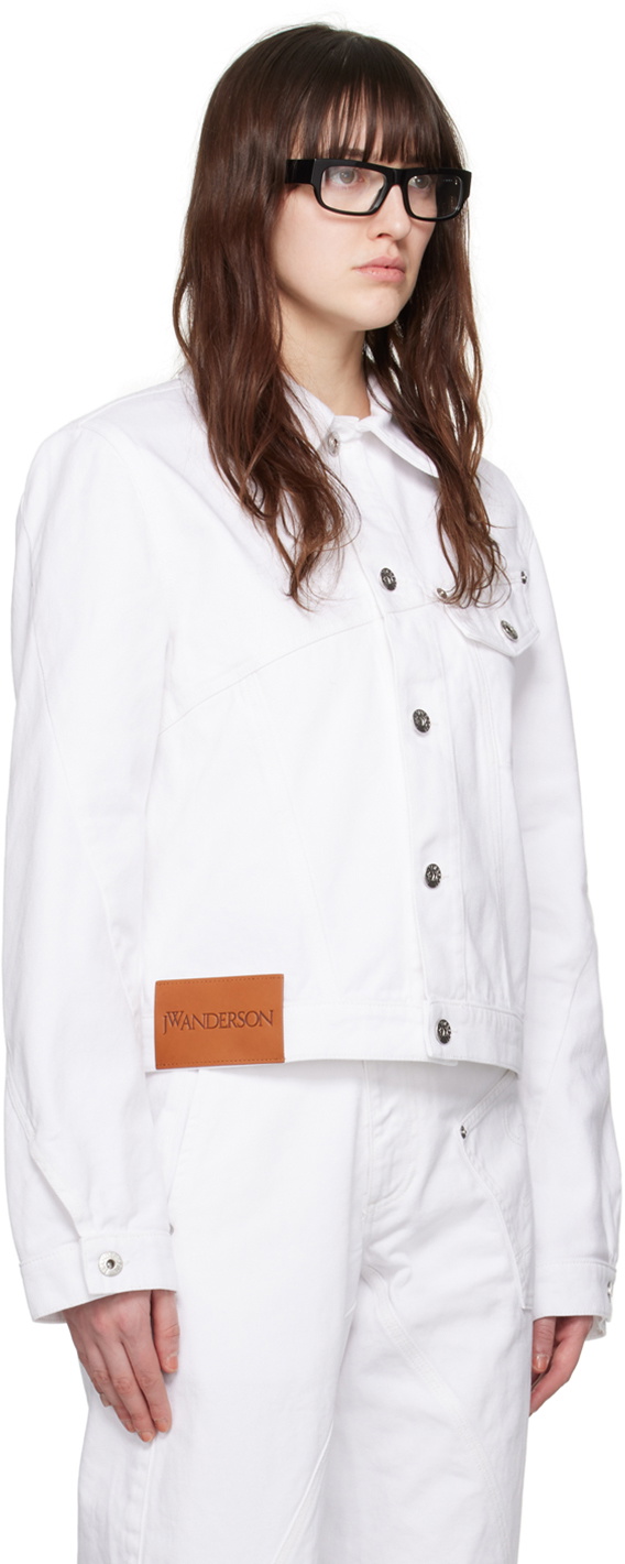 【JW ANDERSON】TWISTED DENIM JACKET Indigo Twisted Denim Jacket by JW Anderson on Sale