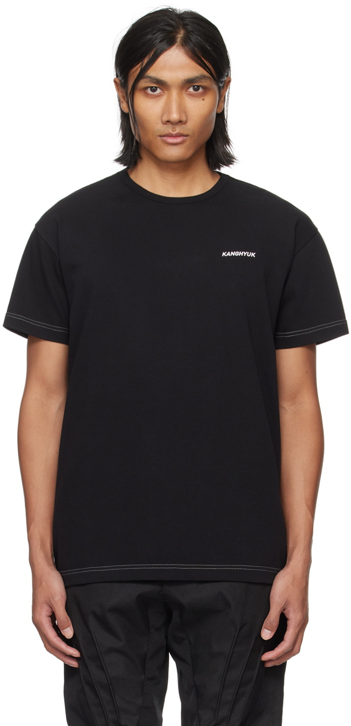 KANGHYUK Black Printed T-Shirt Kanghyuk
