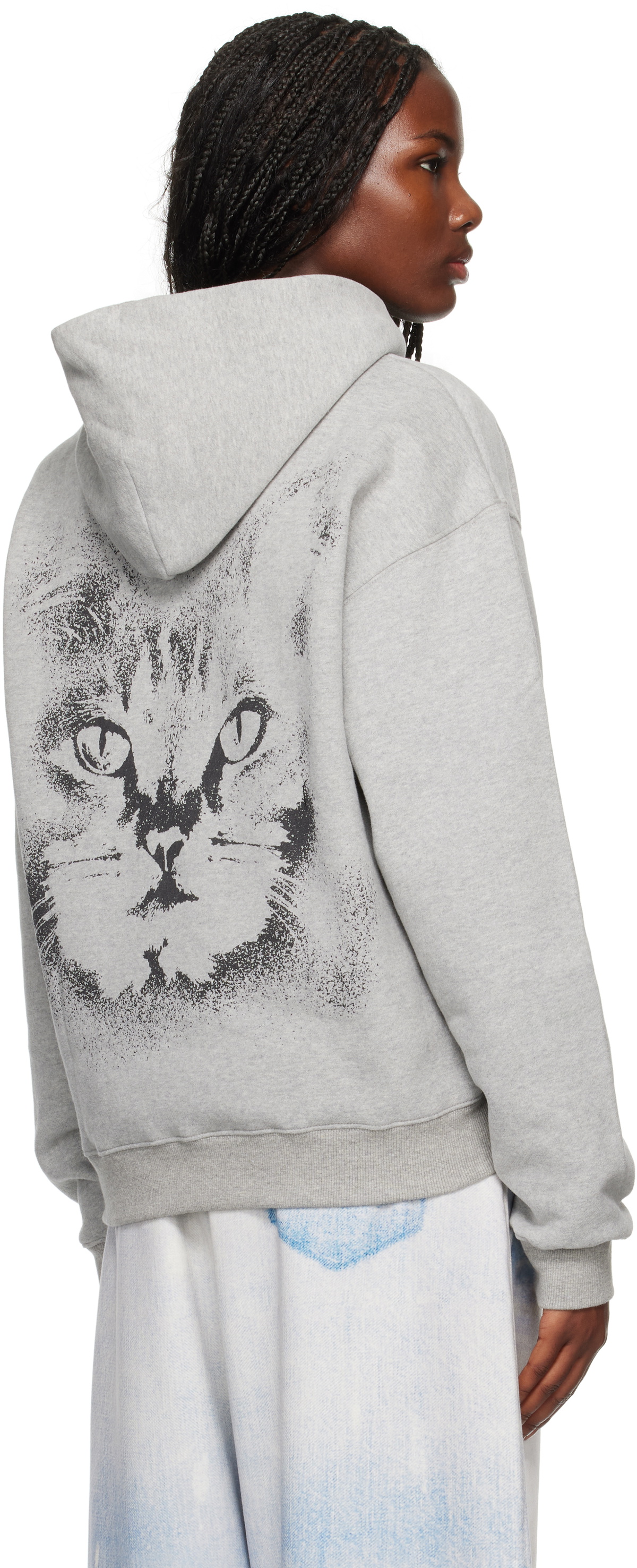 スウェット・トレーナー OPEN YY WE ARE FAMILYY SWEATSHIRT GRAY OPEN YY Gray 'We Are Familyy' Hoodie OPEN YY