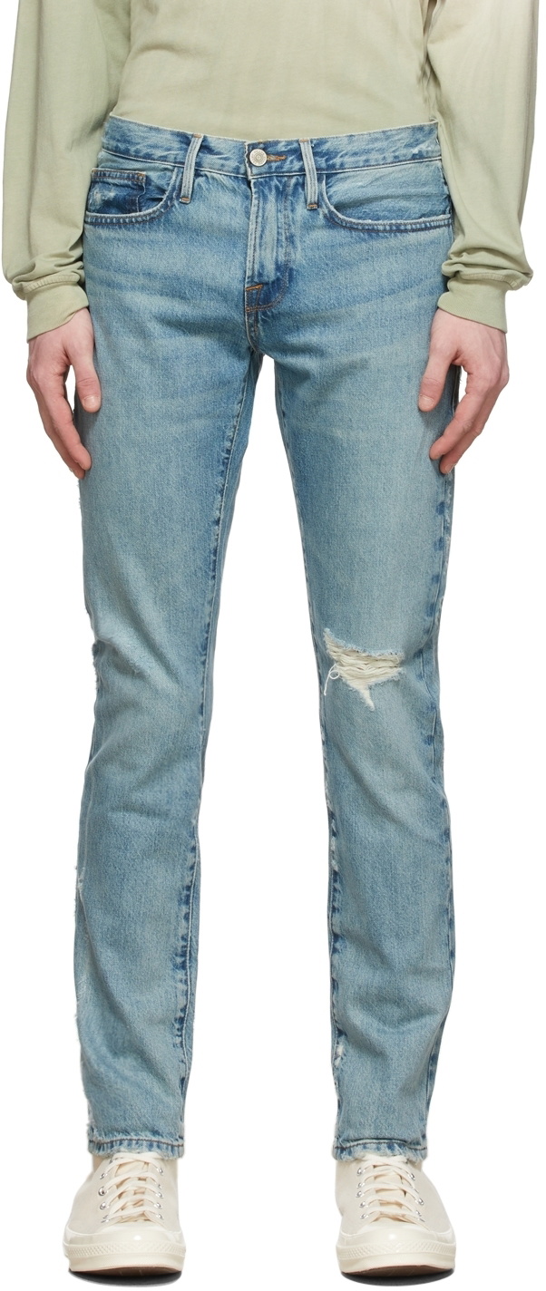 Frame Blue 'L'Homme Slim' Jeans Frame Denim