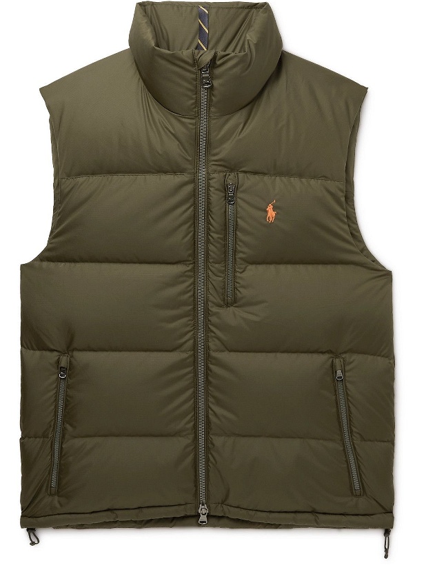 Photo: Polo Ralph Lauren - Quilted Recycled Ripstop Down Gilet - Green