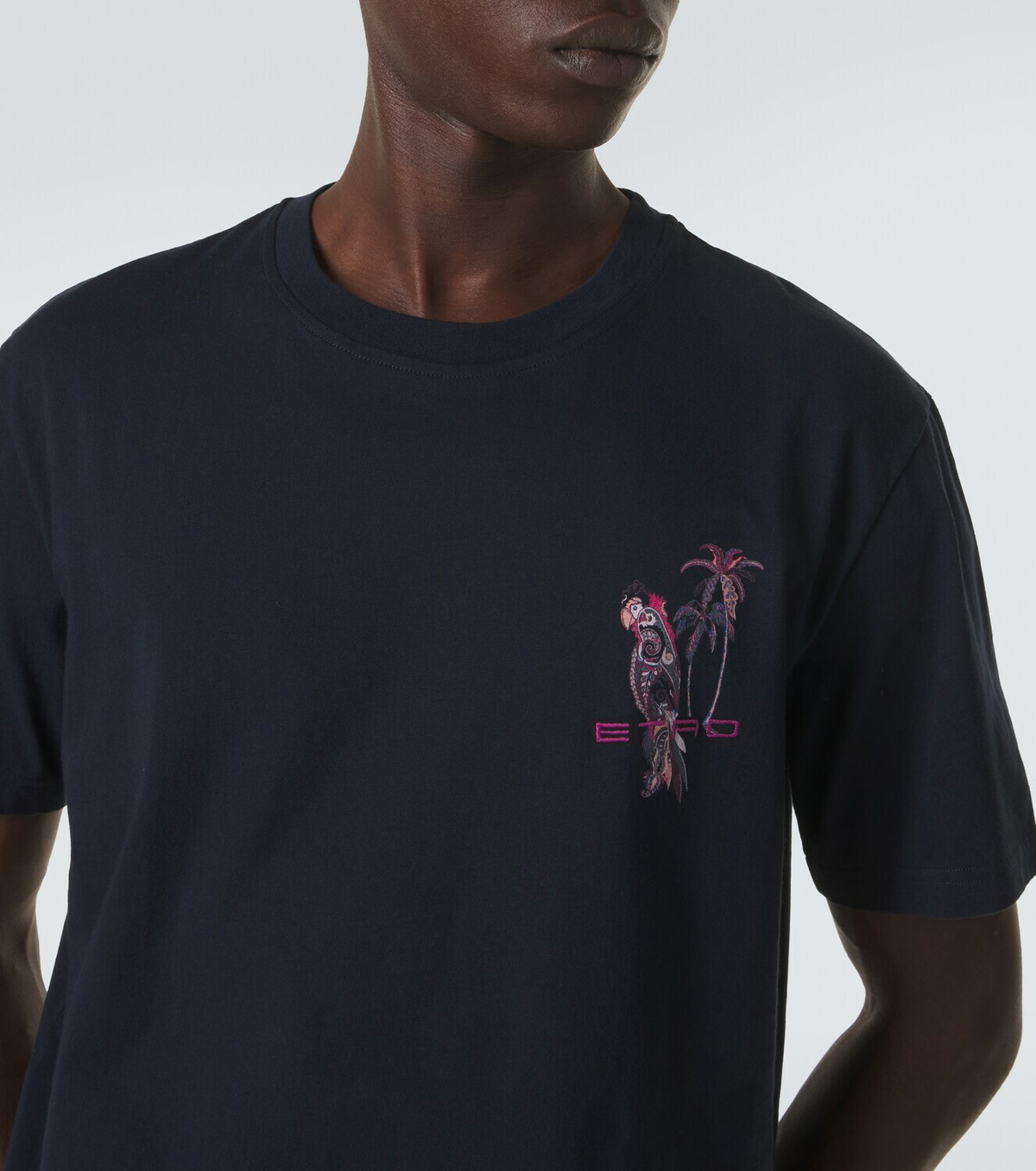 Etro Printed cotton jersey T-shirt