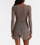 Rick Owens Temple sheer tulle top