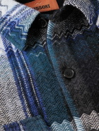 Missoni - Checked Wool Overshirt - Blue