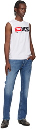 Diesel White T-Isco-Div Tank Top