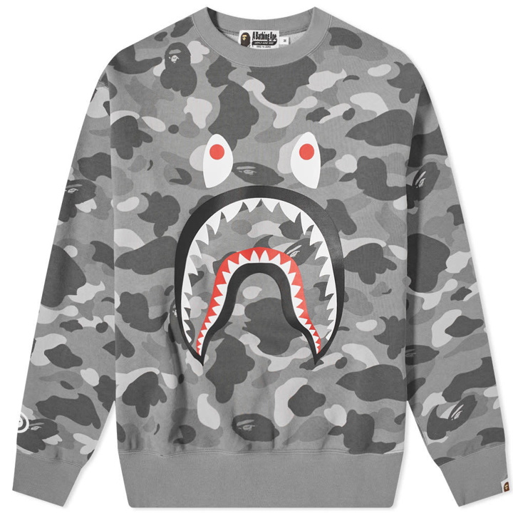Photo: A Bathing Ape Color Camo Shark Relaxed Crew Sweat