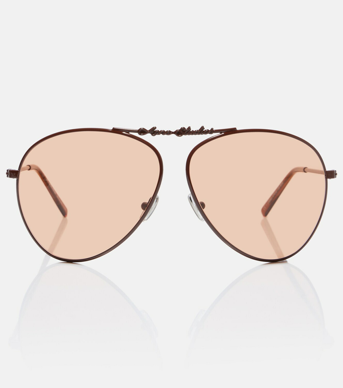 Acne Studios Logo aviator sunglasses