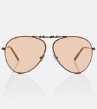 Acne Studios Logo aviator sunglasses