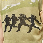 Carne Bollente Men's Nutting Hill Knit Vest in Green