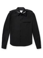 Bottega Veneta - Virgin Wool-Blend Shirt - Black