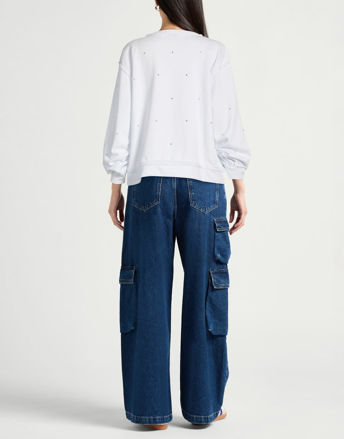 Jijil Womens Sweatshirt in White