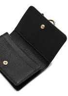 Chloe Alphabet Leather Card Holder - Black - One Size