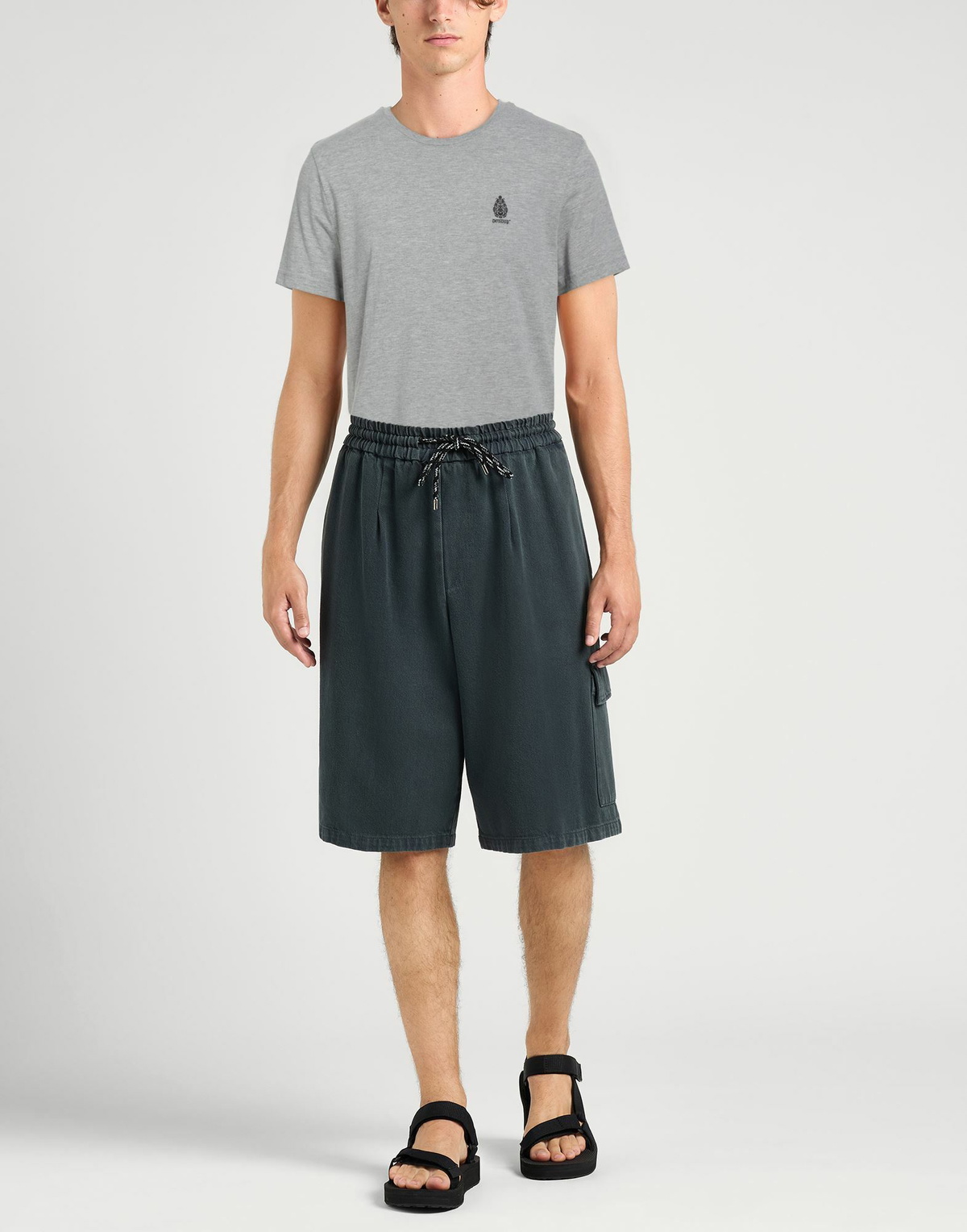 Dondup Mens T-shirt Light in Grey