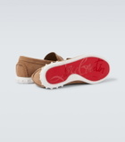 Christian Louboutin Moonboat leather boat shoes