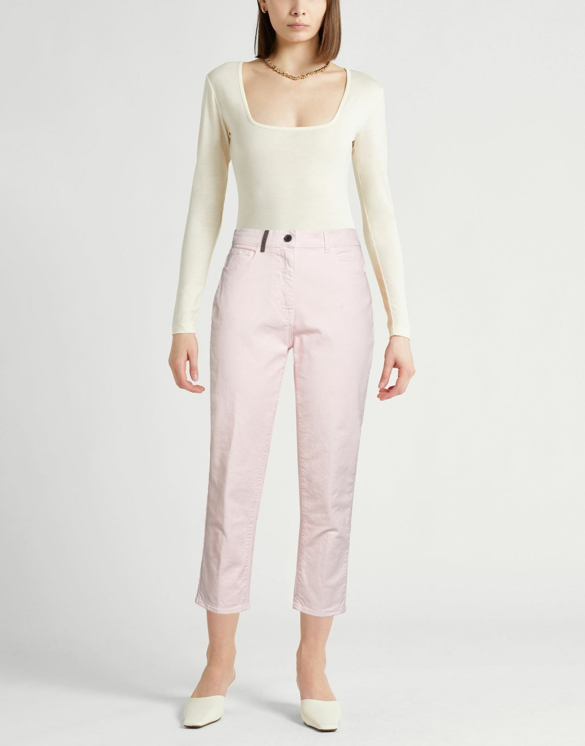 Peserico Womens Jeans Light in Pink