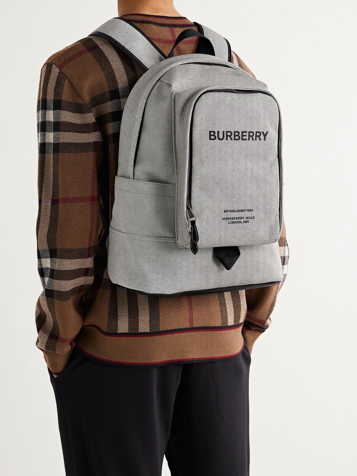 Burberry clearance backpack canvas