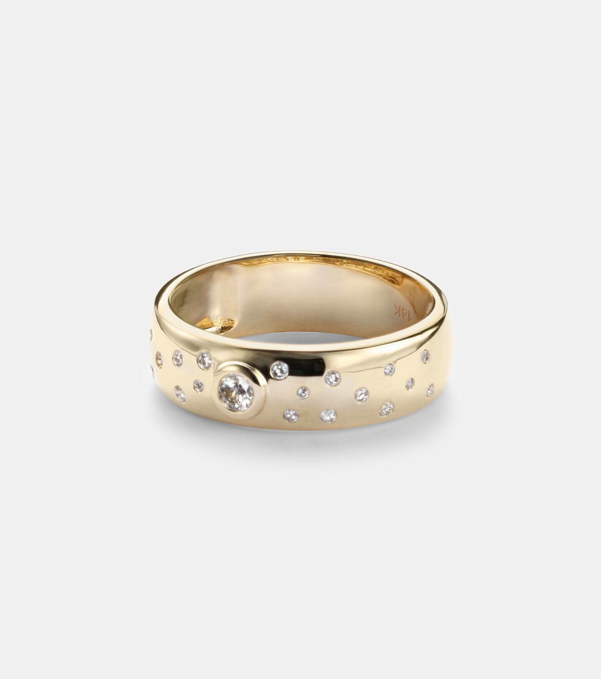 Roxanne First 14kt gold ring with diamonds