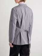 Thom Browne - Belted Cotton Blazer - Gray
