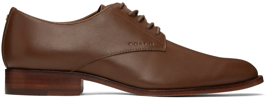 Coach 1941 Brown Sculpted Derbys