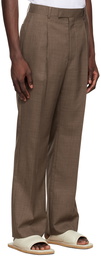 AURALEE Brown Wool Trousers