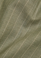 Skall Studio Thom Pinstripe Wool Trousers Grey